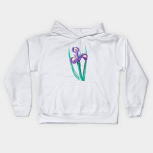 Siberian iris Kids Hoodie